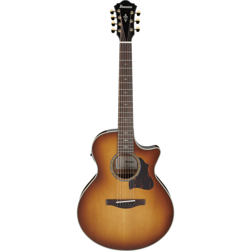 Ibanez AE3007FMH-TBH AE Acoustic Guitar 7-String - Tobacco Edge Burst High Gloss