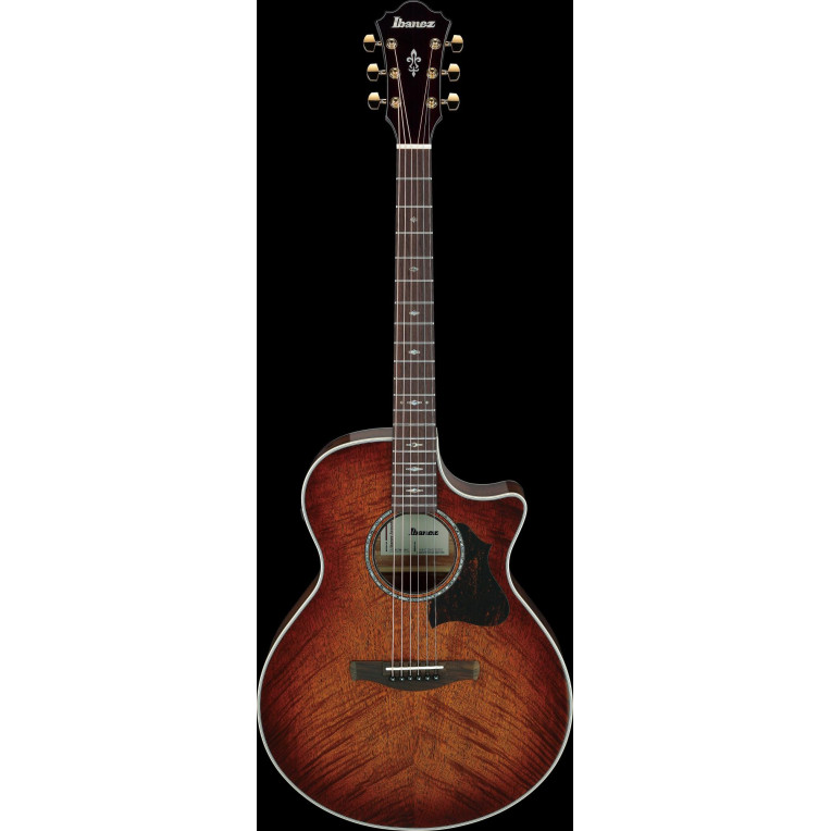 Ibanez AE340FMH-MHS AE Acoustic Guitar 6-String - Mahogany Sunburst High Gloss