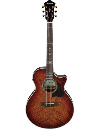 Ibanez AE340FMH-MHS AE Acoustic Guitar 6-String - Mahogany Sunburst High Gloss