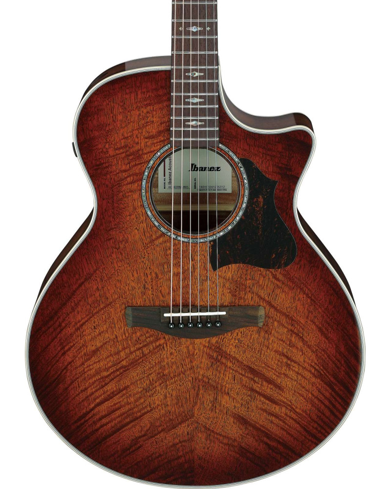 Ibanez AE340FMH-MHS AE Acoustic Guitar 6-String - Mahogany Sunburst High Gloss