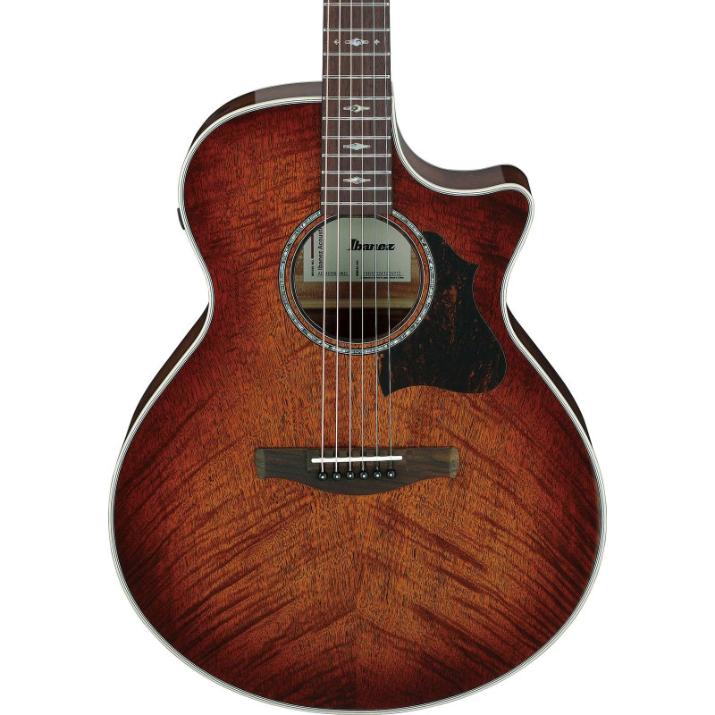 Ibanez AE340FMH-MHS AE Acoustic Guitar 6-String - Mahogany Sunburst High Gloss