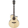 Ibanez AE390-NTA AE Acoustic Guitar 6-String - Natural High Gloss Top, Aqua Blue High Gloss Back & Sides