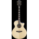 Ibanez AE390-NTA AE Acoustic Guitar 6-String - Natural High Gloss Top, Aqua Blue High Gloss Back & Sides