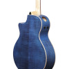 Ibanez AE390-NTA AE Acoustic Guitar 6-String - Natural High Gloss Top, Aqua Blue High Gloss Back & Sides