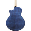 Ibanez AE390-NTA AE Acoustic Guitar 6-String - Natural High Gloss Top, Aqua Blue High Gloss Back & Sides
