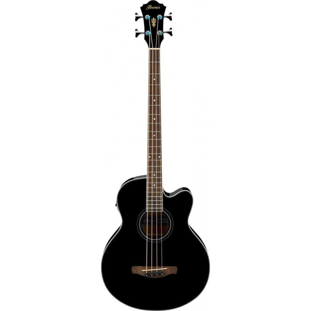 Ibanez AEB8E-BK AEB Acoustic Bass 4-String - Black