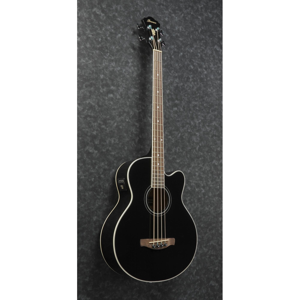 Ibanez AEB8E-BK AEB Acoustic Bass 4-String - Black