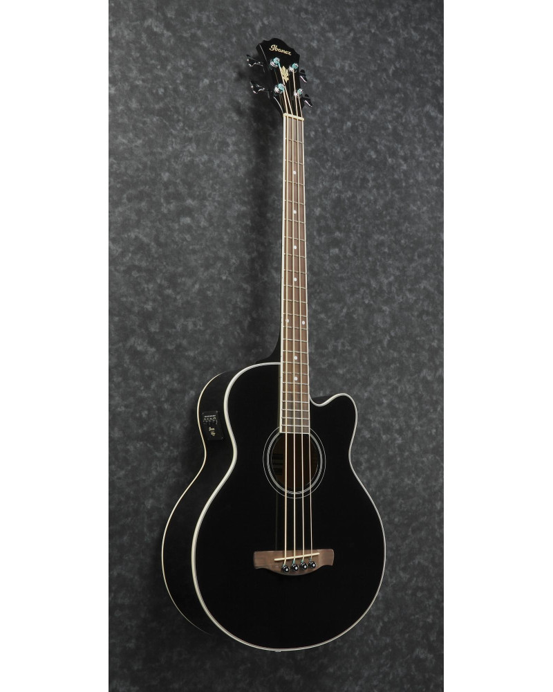 Ibanez AEB8E-BK AEB Acoustic Bass 4-String - Black