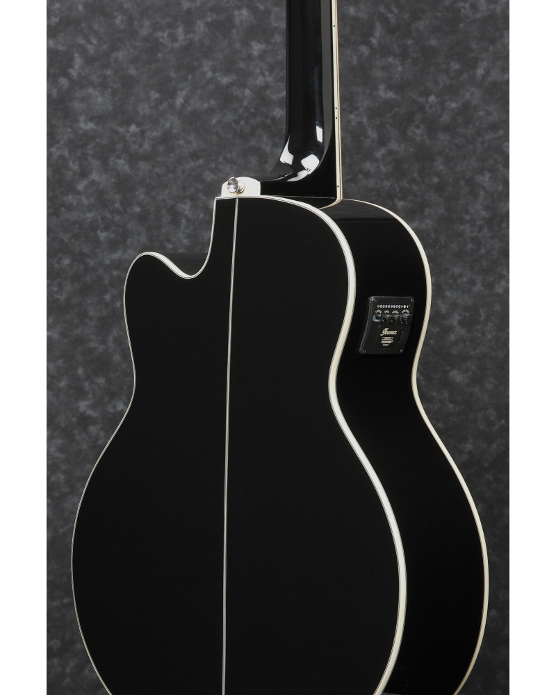 Ibanez AEB8E-BK AEB Acoustic Bass 4-String - Black