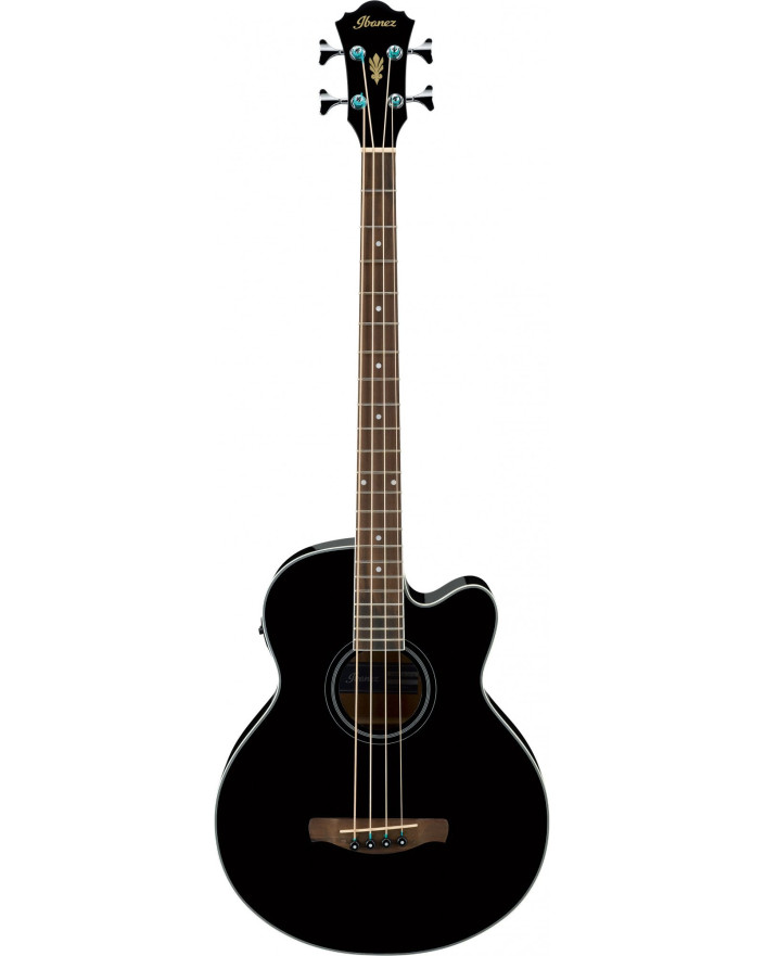 Ibanez AEB8E-BK AEB Acoustic Bass 4-String - Black