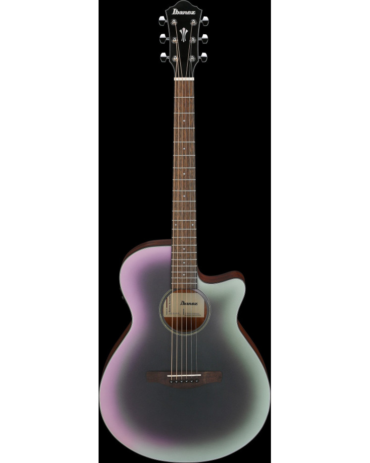 Ibanez AEG50-BAM AEG Acoustic Guitar 6-String - Black Aurora Burst Matte