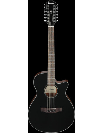 Ibanez AEG5012-BKH AEG Acoustic Guitar 12-String - Black High Gloss