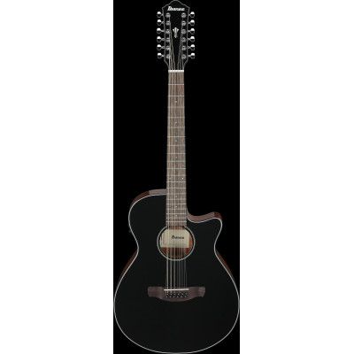 Ibanez AEG5012-BKH AEG Acoustic Guitar 12-String - Black High Gloss