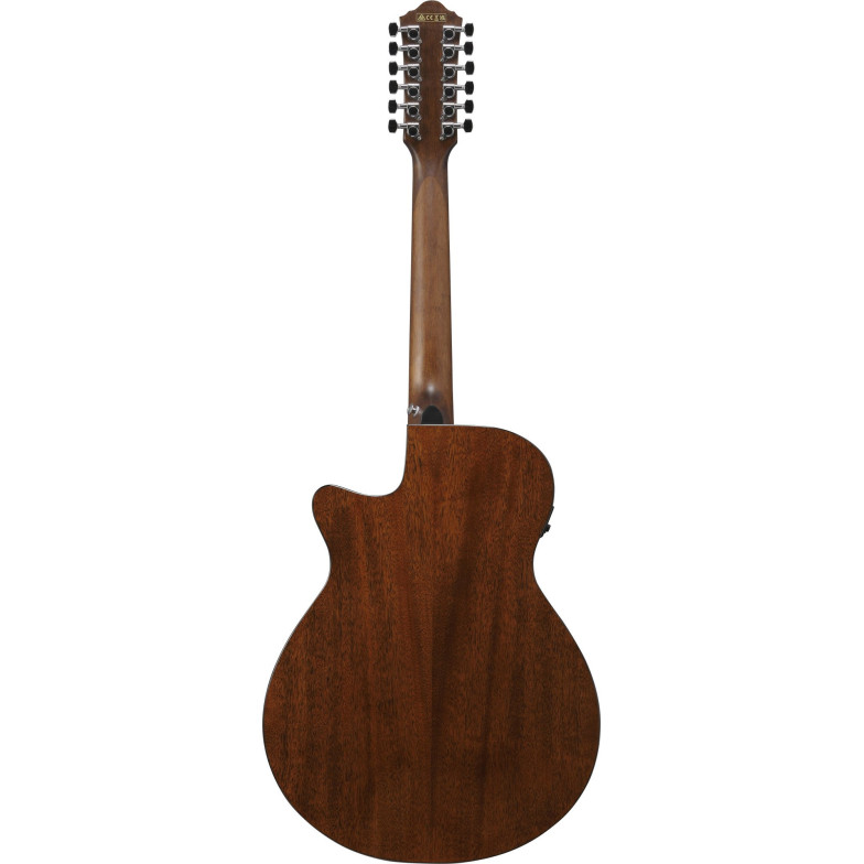 Ibanez AEG5012-BKH AEG Acoustic Guitar 12-String - Black High Gloss