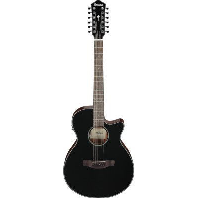 Ibanez AEG5012-BKH AEG Acoustic Guitar 12-String - Black High Gloss