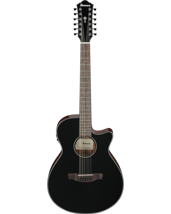 Ibanez AEG5012-BKH AEG Acoustic Guitar 12-String - Black High Gloss