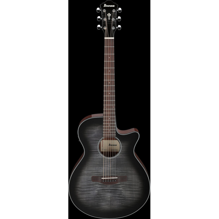 Ibanez AEG70-TCH AEG Acoustic Guitar 6-String - Transparent Charcoal Burst