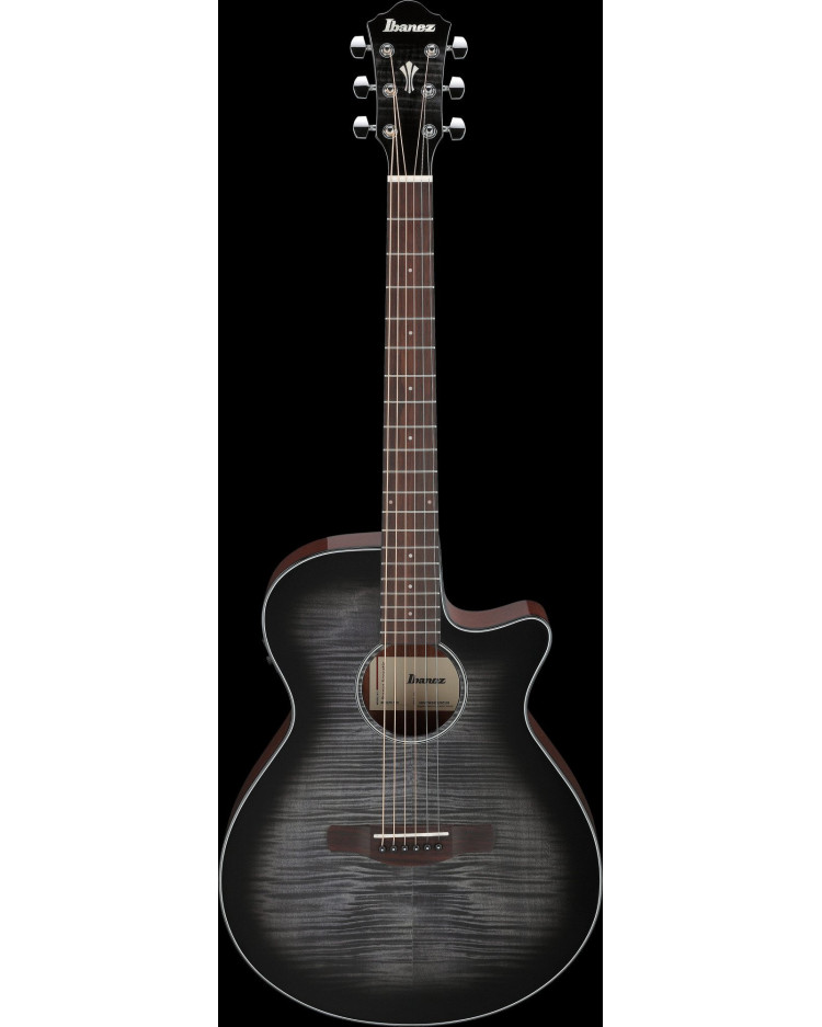 Ibanez AEG70-TCH AEG Acoustic Guitar 6-String - Transparent Charcoal Burst
