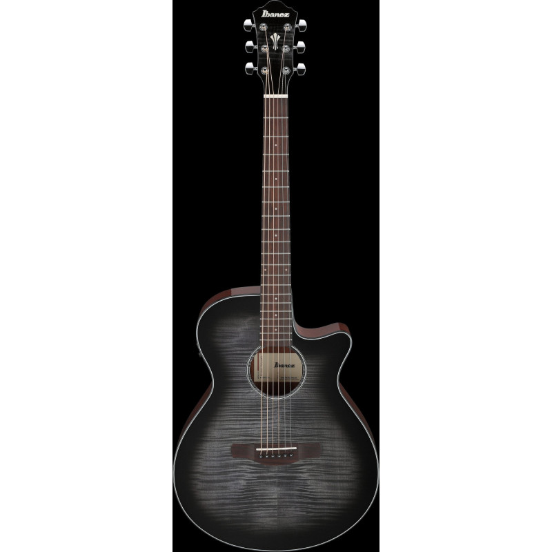 Ibanez AEG70-TCH AEG Acoustic Guitar 6-String - Transparent Charcoal Burst