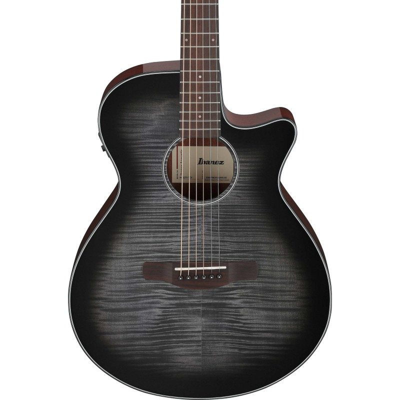 Ibanez AEG70-TCH AEG Acoustic Guitar 6-String - Transparent Charcoal Burst