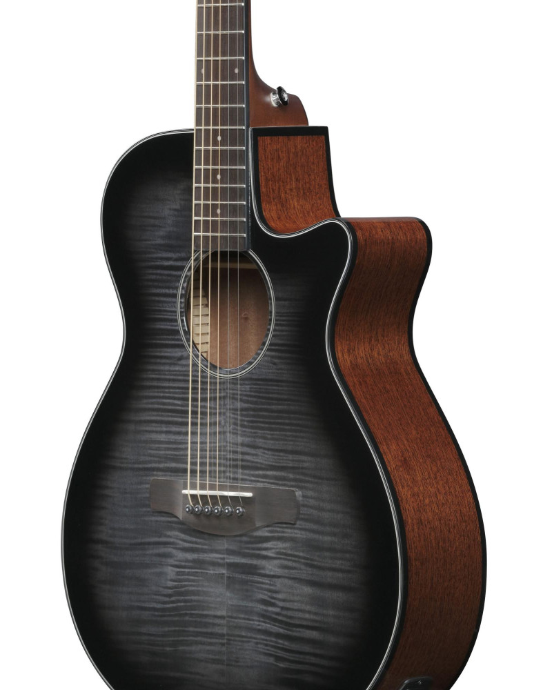 Ibanez AEG70-TCH AEG Acoustic Guitar 6-String - Transparent Charcoal Burst