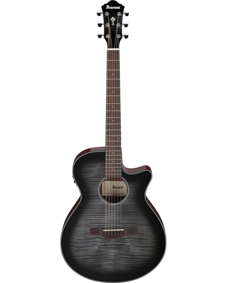 Ibanez AEG70-TCH AEG Acoustic Guitar 6-String - Transparent Charcoal Burst