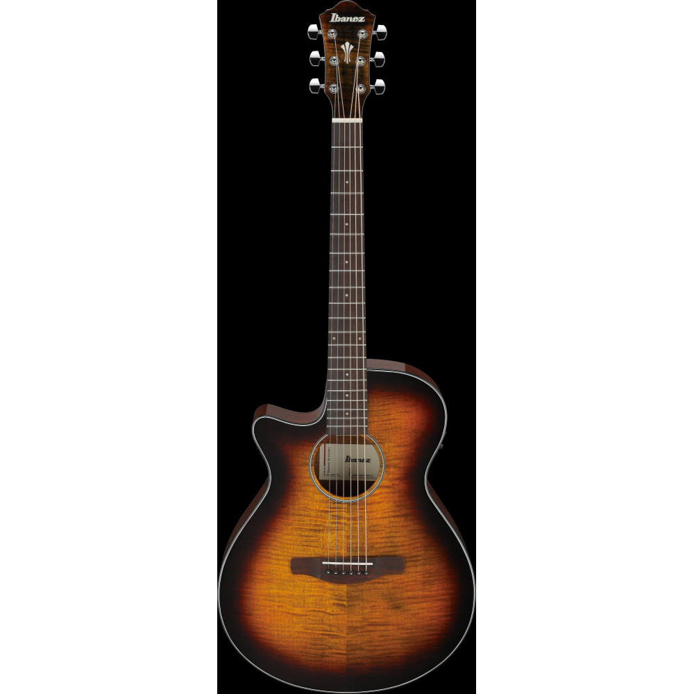Ibanez AEG70L-TIH AEG Acoustic Guitar 6-String Lefty - Tiger Burst High Gloss