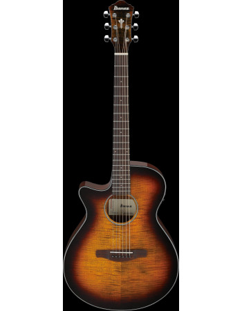 Ibanez AEG70L-TIH AEG Acoustic Guitar 6-String Lefty - Tiger Burst High Gloss