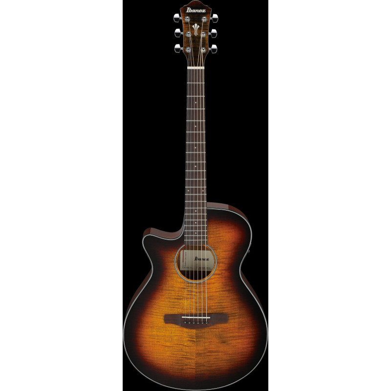 Ibanez AEG70L-TIH AEG Acoustic Guitar 6-String Lefty - Tiger Burst High Gloss