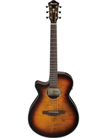 Ibanez AEG70L-TIH AEG Acoustic Guitar 6-String Lefty - Tiger Burst High Gloss