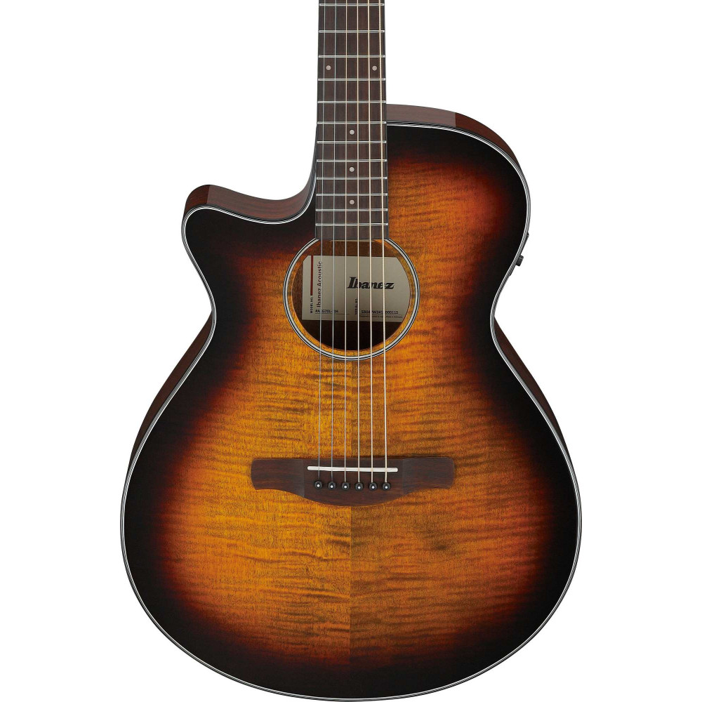 Ibanez AEG70L-TIH AEG Acoustic Guitar 6-String Lefty - Tiger Burst High Gloss