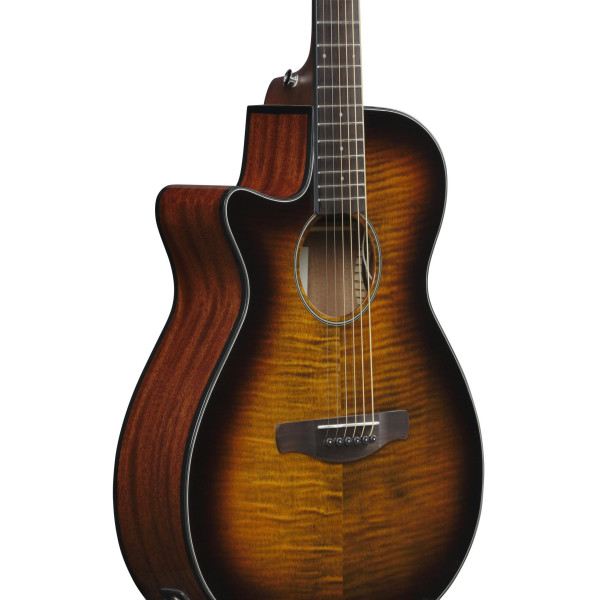 Ibanez AEG70L-TIH AEG Acoustic Guitar 6-String Lefty - Tiger Burst High Gloss