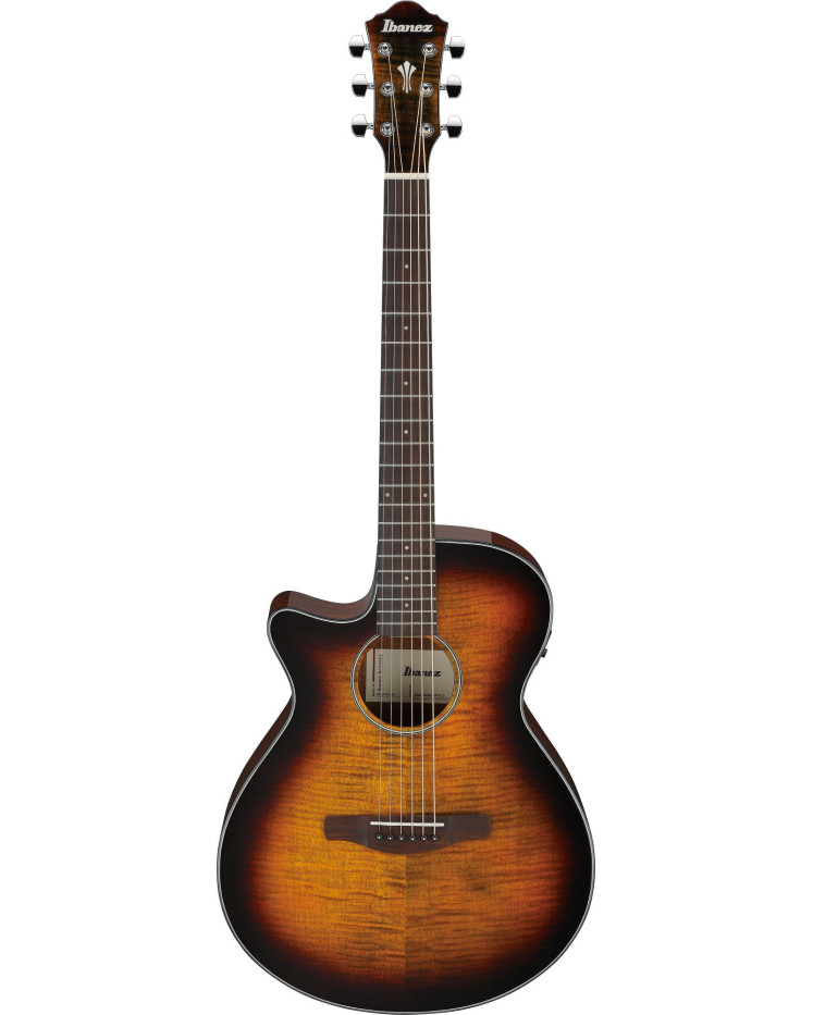 Ibanez AEG70L-TIH AEG Acoustic Guitar 6-String Lefty - Tiger Burst High Gloss