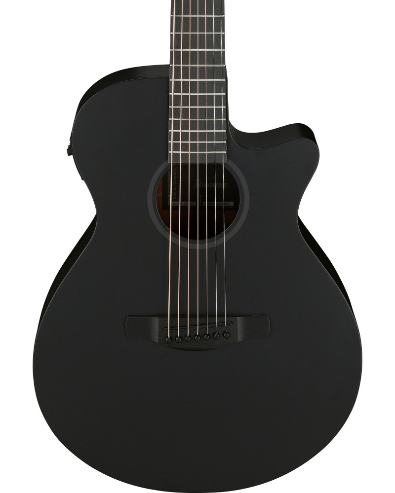 Ibanez 1B-AEG721-BOT AEG Acoustic Guitar 7-String - Black Out