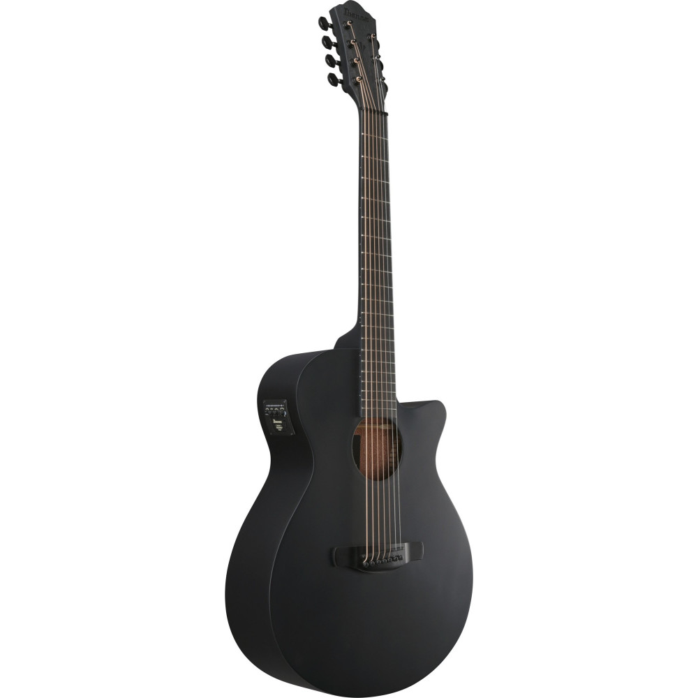 Ibanez 1B-AEG721-BOT AEG Acoustic Guitar 7-String - Black Out
