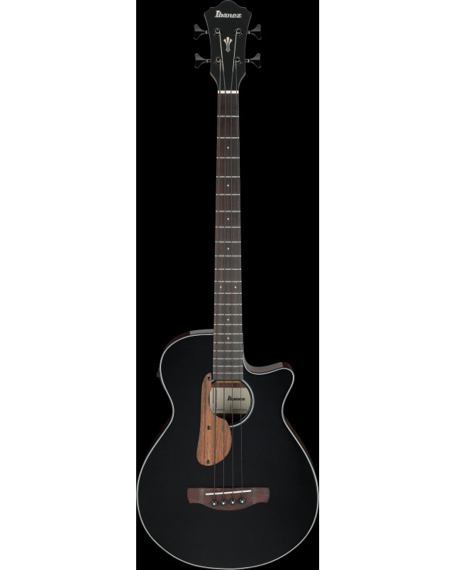 Ibanez AEGB24E-BKH AEGB Acoustic Bass 4-String - Black High Gloss