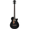 Ibanez AEGB24E-BKH AEGB Acoustic Bass 4-String - Black High Gloss