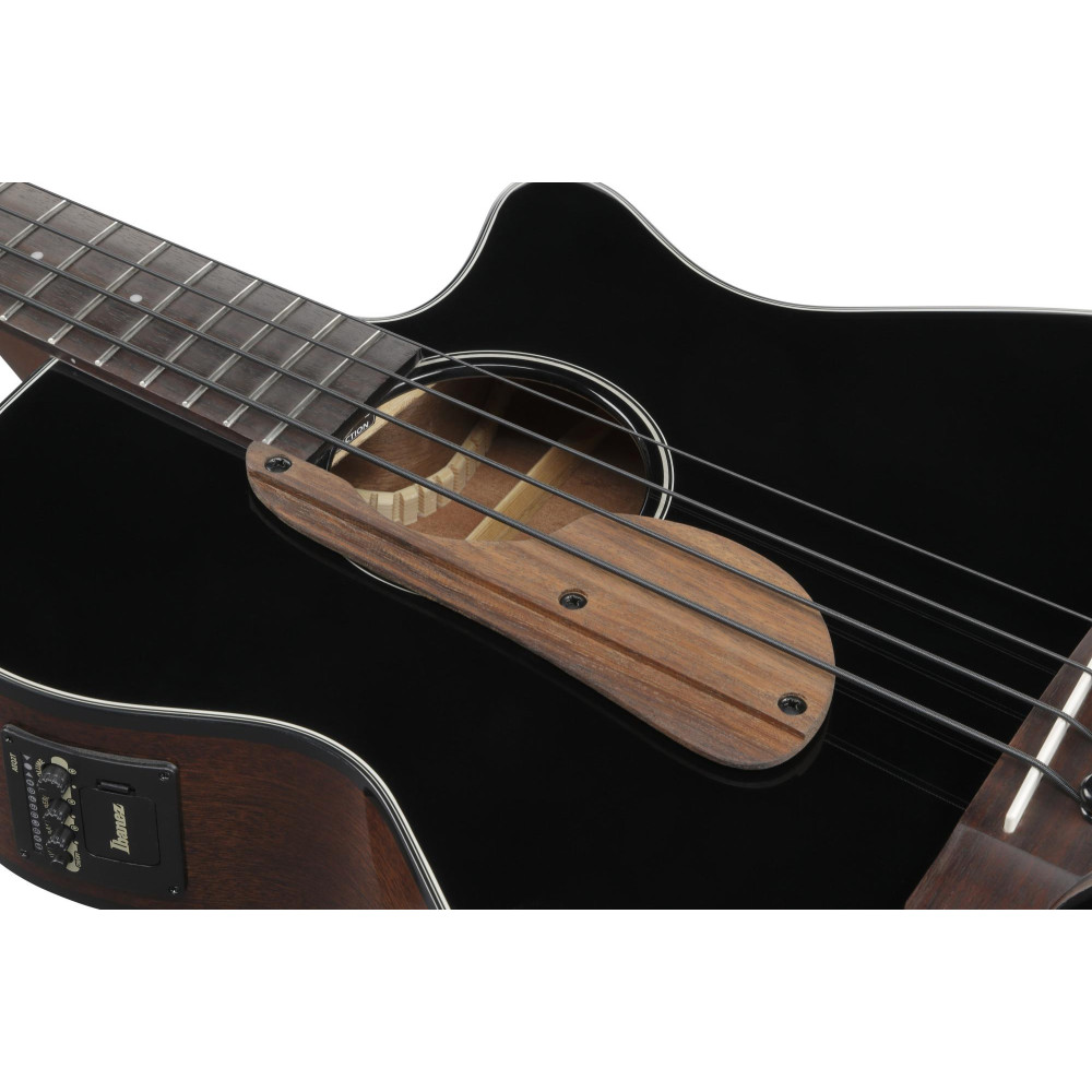 Ibanez AEGB24E-BKH AEGB Acoustic Bass 4-String - Black High Gloss