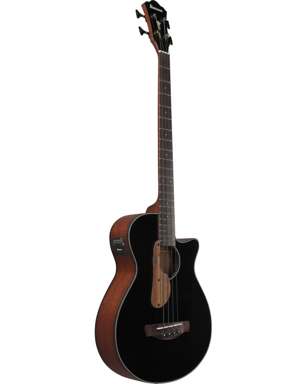 Ibanez AEGB24E-BKH AEGB Acoustic Bass 4-String - Black High Gloss