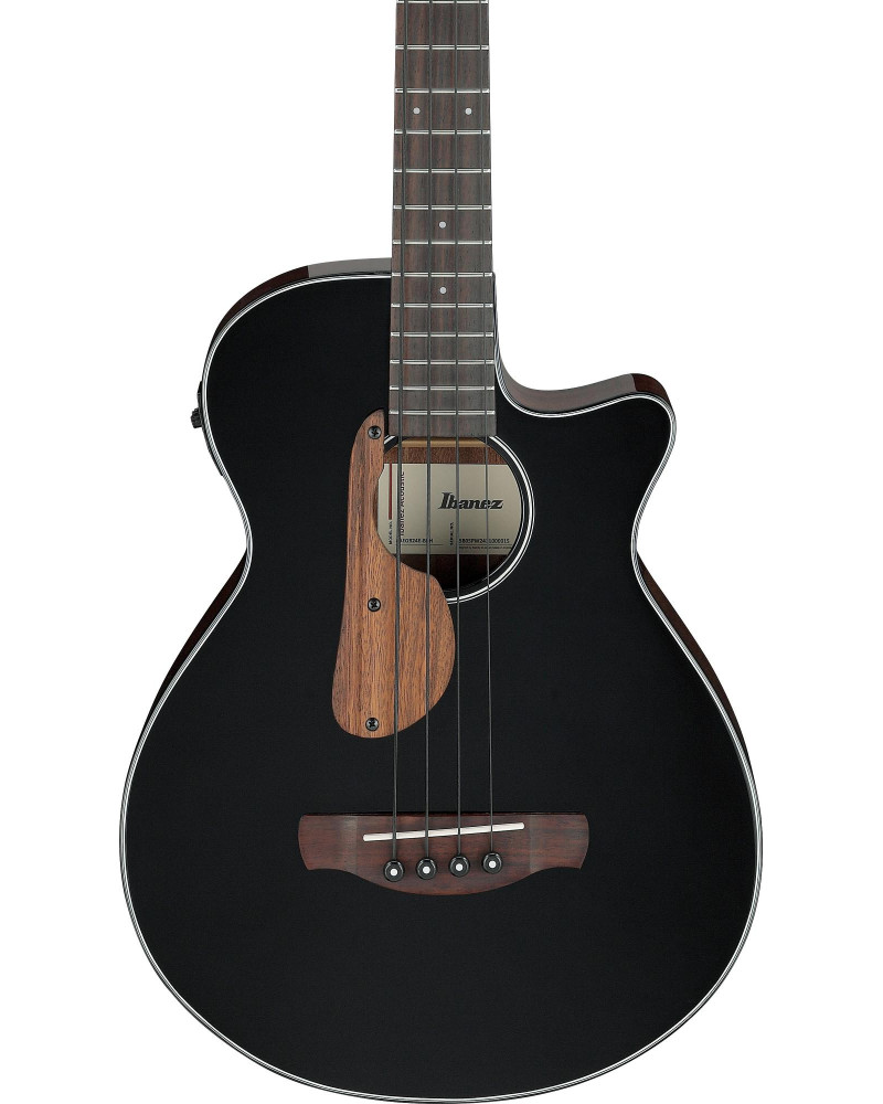 Ibanez AEGB24E-BKH AEGB Acoustic Bass 4-String - Black High Gloss
