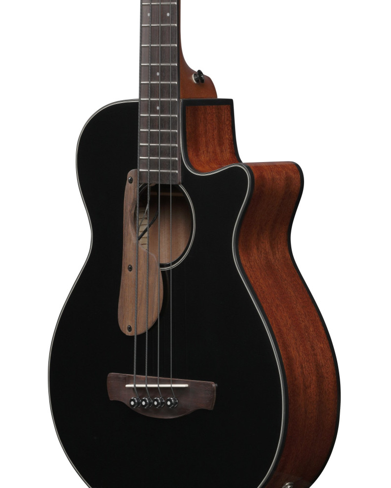Ibanez AEGB24E-BKH AEGB Acoustic Bass 4-String - Black High Gloss