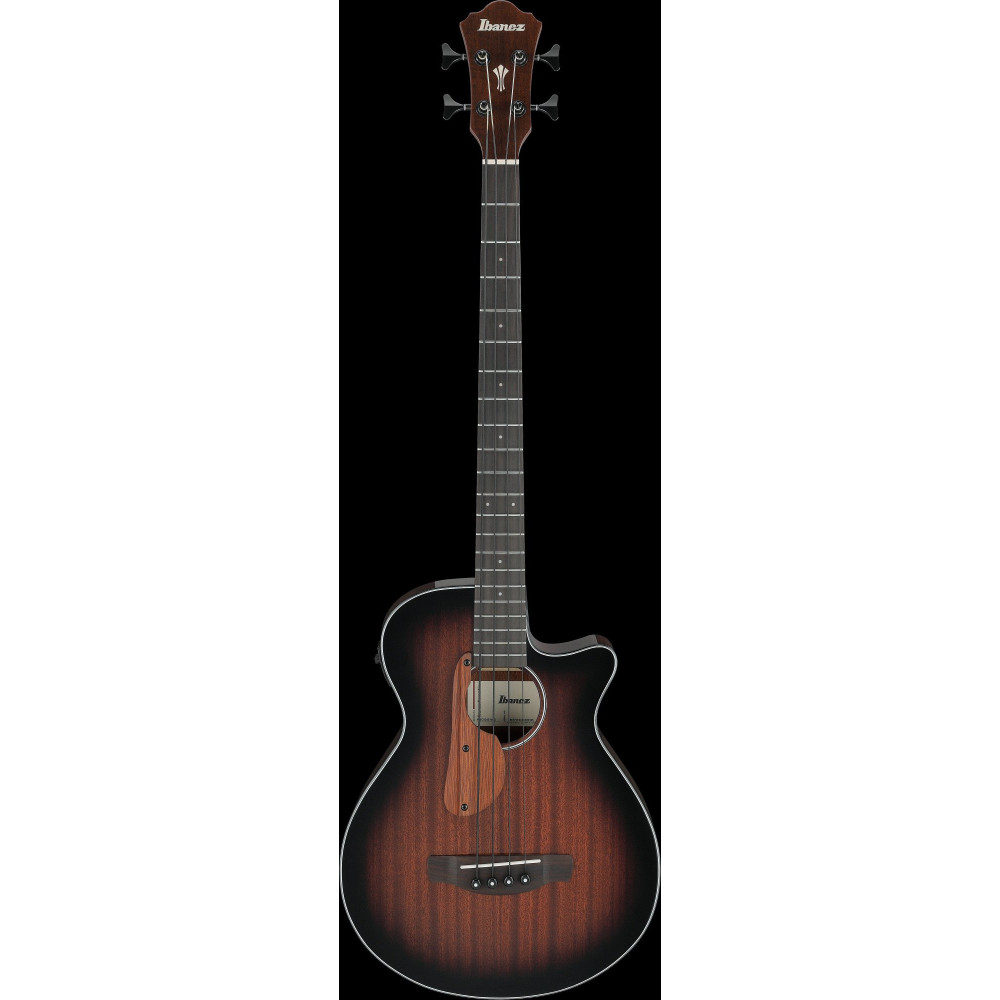 Ibanez AEGB24E-MHS AEGB Acoustic Bass 4-String - Mahogany Sunburst Open Pore