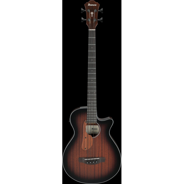 Ibanez AEGB24E-MHS AEGB Acoustic Bass 4-String - Mahogany Sunburst Open Pore
