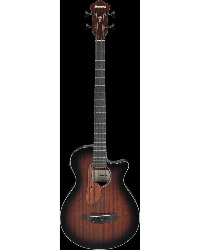 Ibanez AEGB24E-MHS AEGB Acoustic Bass 4-String - Mahogany Sunburst Open Pore