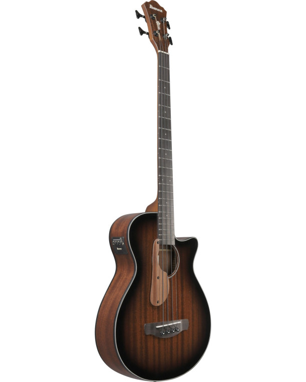 Ibanez AEGB24E-MHS AEGB Acoustic Bass 4-String - Mahogany Sunburst Open Pore