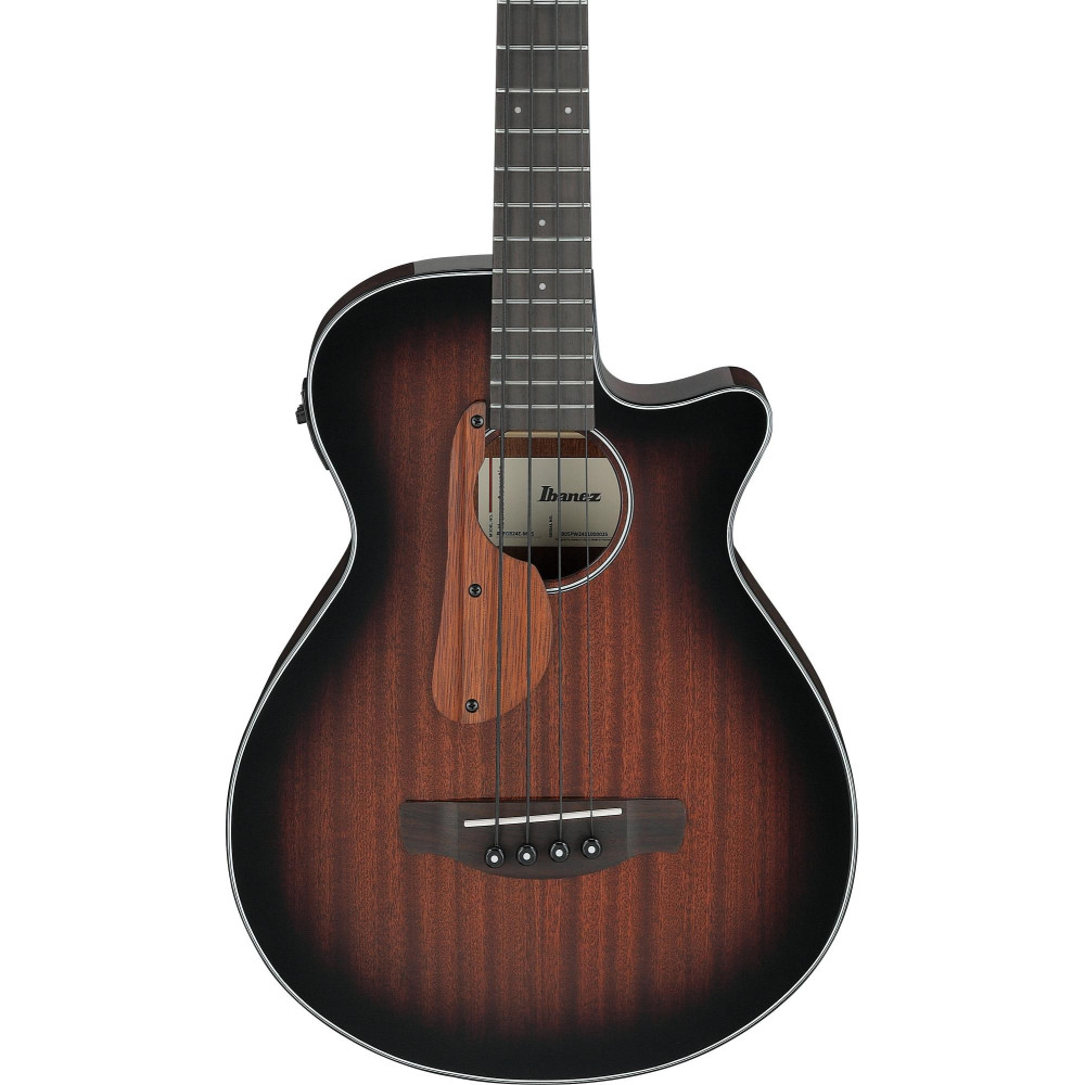 Ibanez AEGB24E-MHS AEGB Acoustic Bass 4-String - Mahogany Sunburst Open Pore