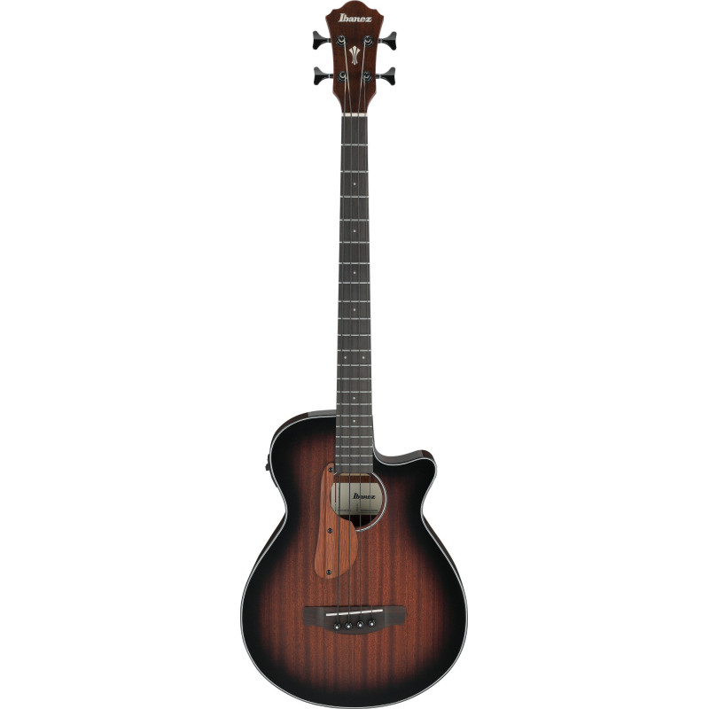 Ibanez AEGB24E-MHS AEGB Acoustic Bass 4-String - Mahogany Sunburst Open Pore