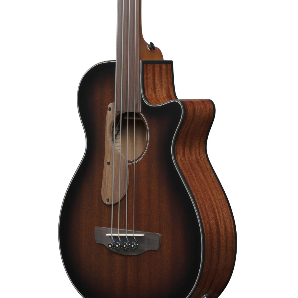 Ibanez AEGB24FE-MHS AEGB Acoustic Bass 4-String Fretless - Mahogany Sunburst High Gloss