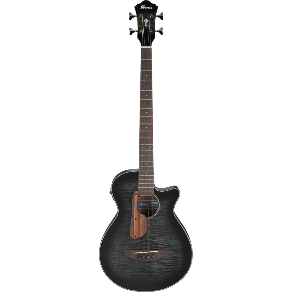 Ibanez AEGB25E-TKH AEGB Acoustic Bass 4-String - Transparent Black Sunburst, Natural High Gloss Back & Sides