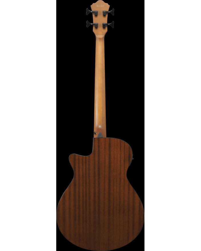Ibanez AEGB25E-TKH AEGB Acoustic Bass 4-String - Transparent Black Sunburst, Natural High Gloss Back & Sides